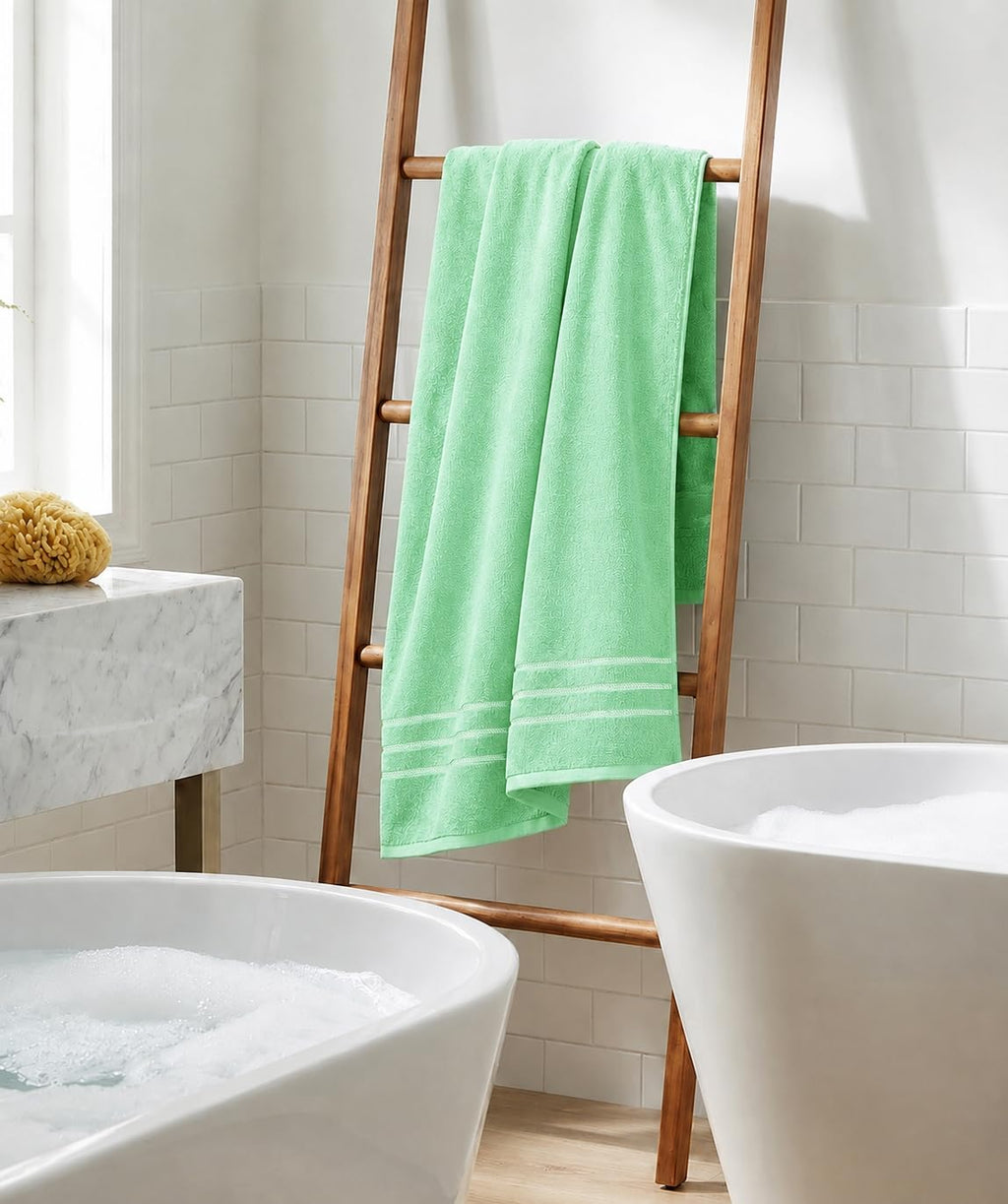 Cotton Bath Towel 75x150 cm | Soft Absorbent Quick-Dry Towel
