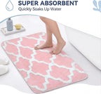 Microfiber Bath Mat 40x60 cm, Blue | Soft, Anti-Slip, Pack of 1
