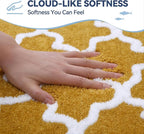 Microfiber Bath Mat 40x60 cm, Blue | Soft, Anti-Slip, Pack of 1