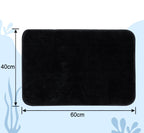 Bath Mat 40x60 cm | Soft Plush Quick Dry | Non-Slip Floor Mat