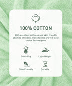 Cotton Bath Towel 75x150 cm | Soft Absorbent Quick-Dry Towel
