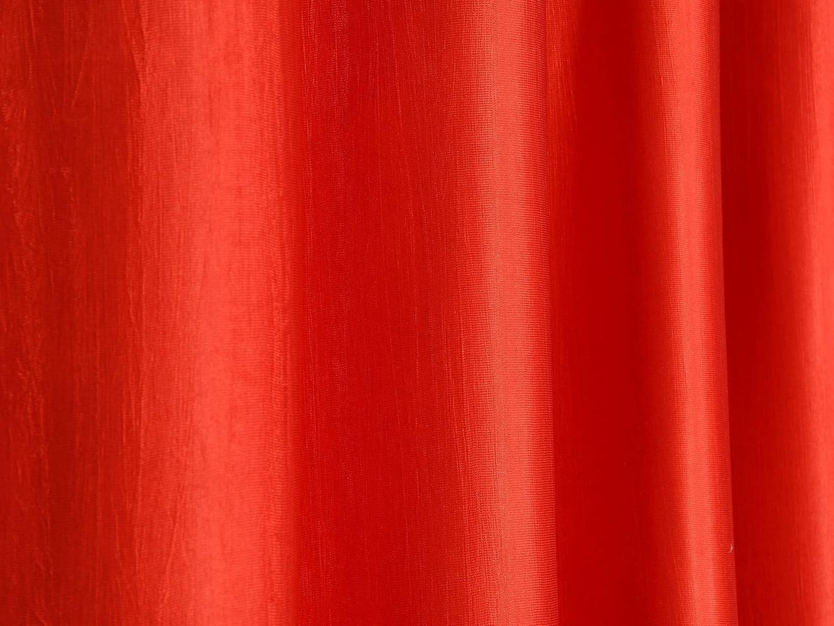 Long Crush Plain Curtain with Eyelet Rings | Solid Color Polyester Curtain for Window & Door | Semi Transparent Curtain for Bedroom, Living Room, Balcony & Home Decor (Blue, Door)