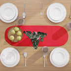 Table Runner Oval, Linen Textured Table Runner for Dining Table, 30x91 cm Farmhouse Boho Table Decor for Home Kitchen, Everyday Wedding Party Holiday Table Setting (Beige & Off-White)
