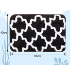 Microfiber Bath Mat 40x60 cm, Blue | Soft, Anti-Slip, Pack of 1