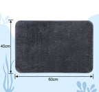 Bath Mat 40x60 cm | Soft Plush Quick Dry | Non-Slip Floor Mat