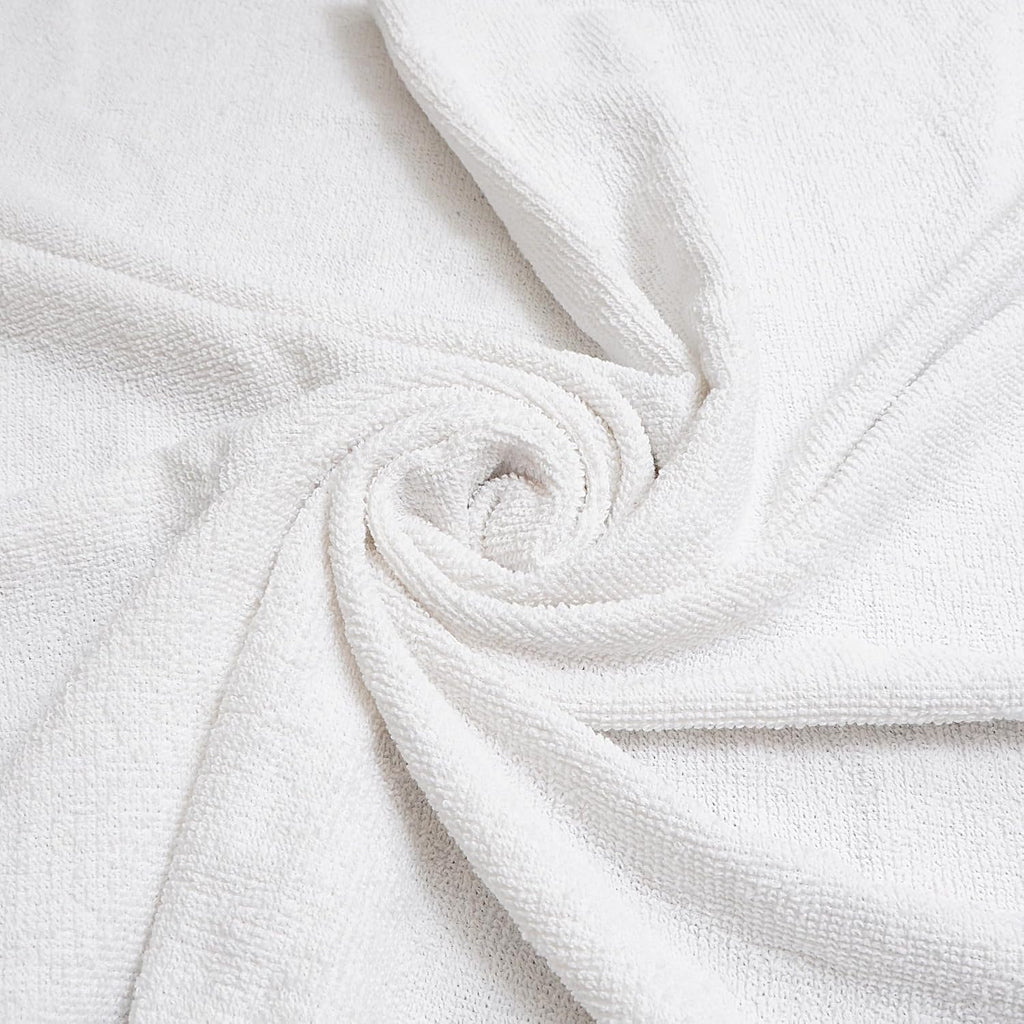 White Cotton Bath Towel 75X150 cm | Soft Absorbent Large Bathing.