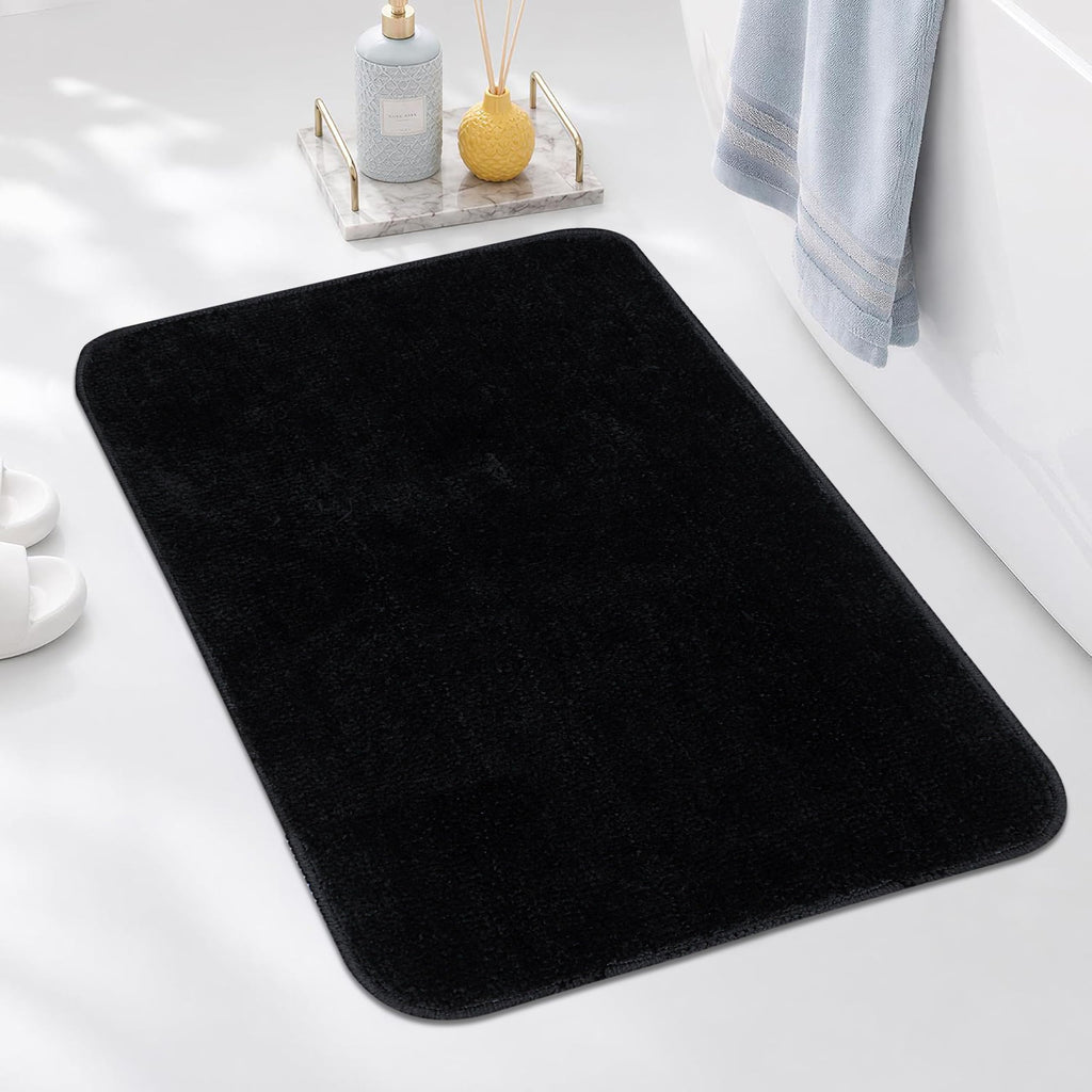 Bath Mat 40x60 cm | Soft Plush Quick Dry | Non-Slip Floor Mat