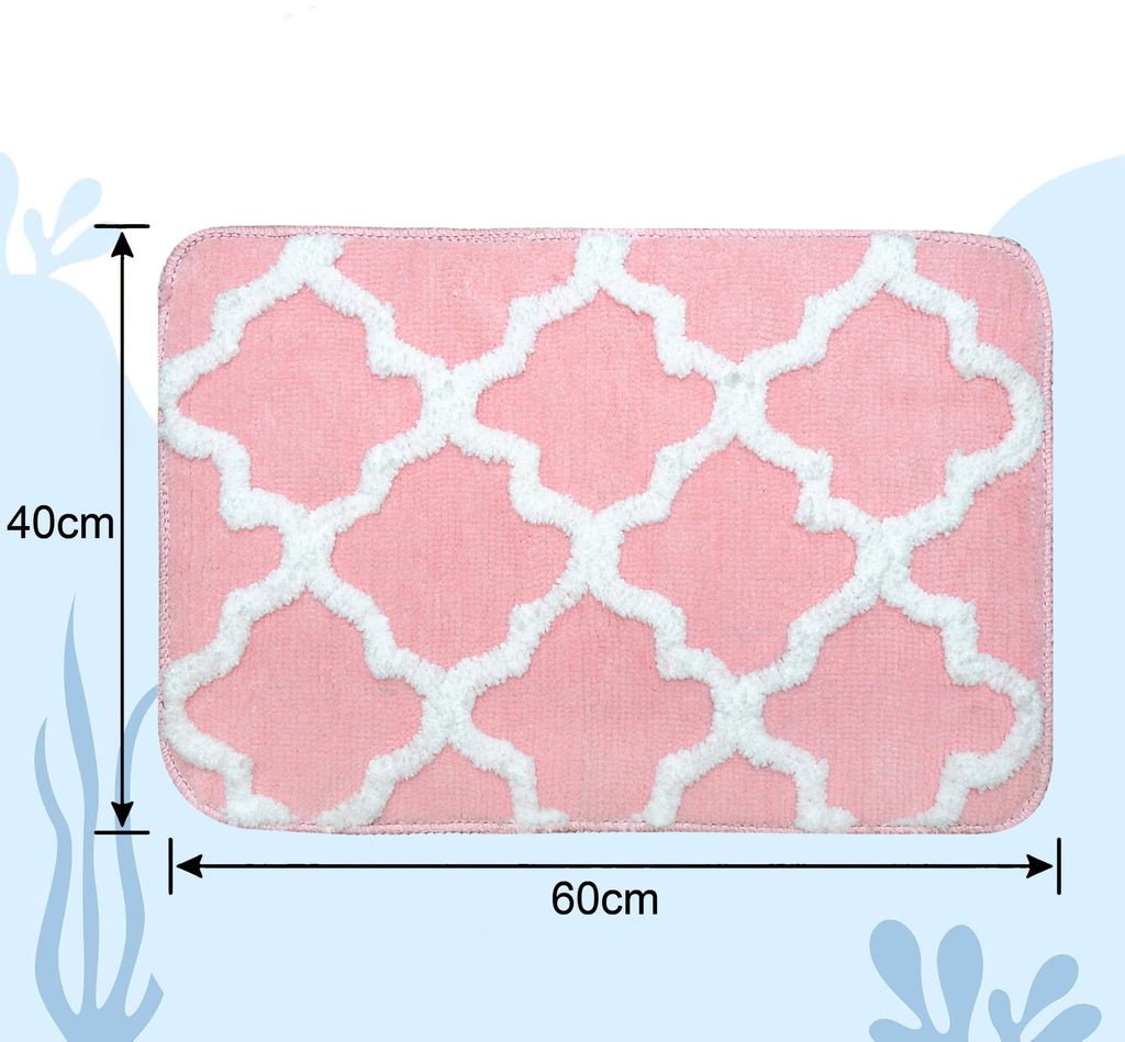 Microfiber Bath Mat 40x60 cm, Blue | Soft, Anti-Slip, Pack of 1