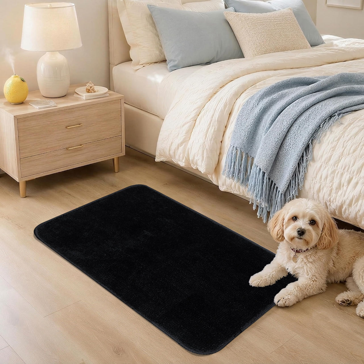 Bath Mat 40x60 cm | Soft Plush Quick Dry | Non-Slip Floor Mat