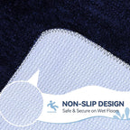 Bath Mat 40x60 cm | Soft Plush Quick Dry | Non-Slip Floor Mat